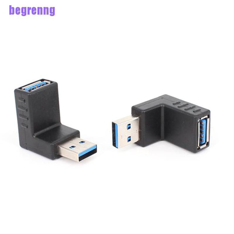 Đầu Nối Usb 3.0 A Male Sang Female Góc 90 Độ