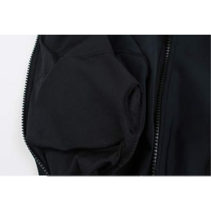 Bộ đồ bơi nữ liền mảnh thun lạnh đẹp cộc tay có khóa kéo