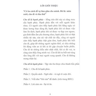 Cho Đi Là Hạnh Phúc