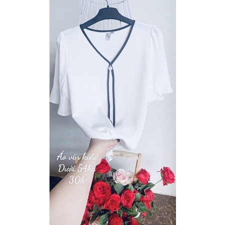 Áo vin trắng kiểu