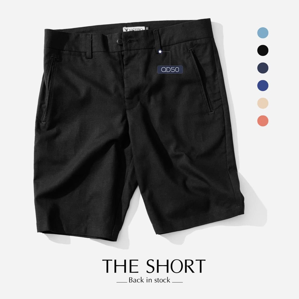 Quần Short Nam Vải Đũi Cao Cấp Dành Cho Mùa Hè VICERO | BigBuy360 - bigbuy360.vn