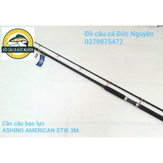 [BẢO TRỢ BỞI SHOPEE] Cần câu bạo lực ASHINO AMERICAN STIK 3m0 -ĐỒ CÂU CÁ ĐỨC NGUYÊN[Shop đồ câu cá uy tín]