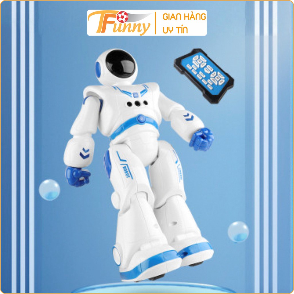 Robot Điều Khiển Từ Xa Thông Minh, Robot Cảm Ứng Bằng Tay Cho Bé, T Funny, Pin Sạc, Nhựa ABS, Đèn Led, Phát Nhạc