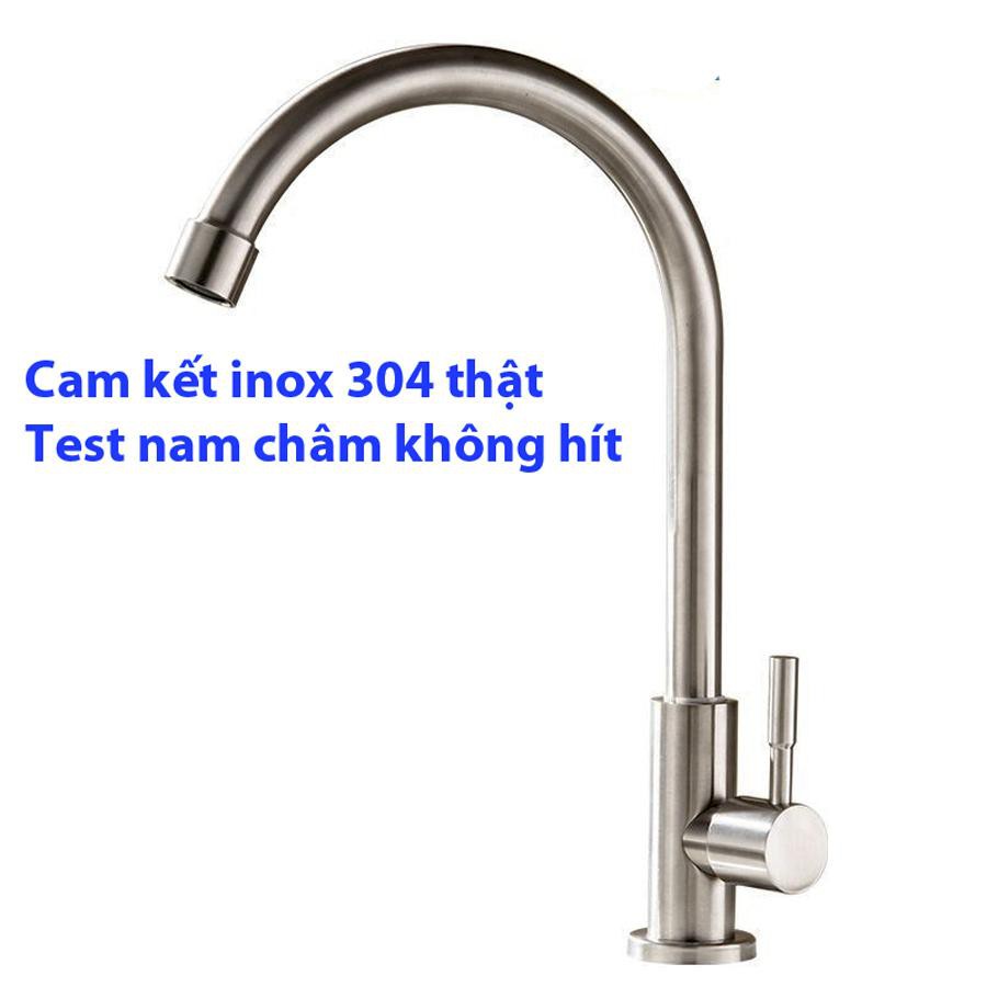 Vòi Rửa Chén INOX Thật 100% SUS 304 Hàng XỊN