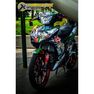  Decal Tem Trùm Xe Exciter 150 Mẫu   Skull