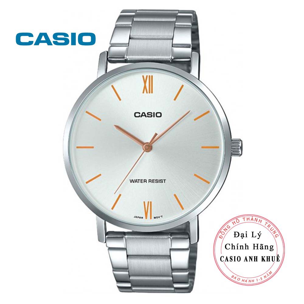 Đồng hồ nam Casio MTP-VT01D-7BUDF dây kim loại