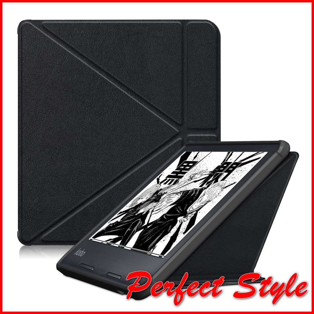 Bao Da Máy Đọc Sách Kobo Libra 2 ( đóng mở màn hình tự động chân gấp đứng tiện dụng )