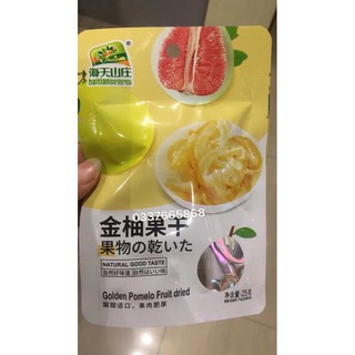 Gói 25gr Ô Mai Hoa quả Sấy Vị Bưởi
