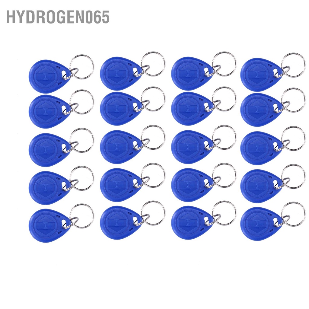 Hydrogen065 20Pcs ID Token Tag 125KHz Card với Chip EM4305 Màu xanh lam bền và an toàn cho hệ thống kiểm soát ra vào cửa