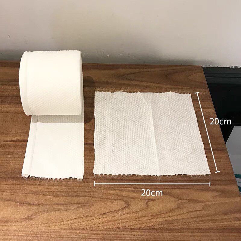 Khăn mặt khô, khăn giấy tẩy trang vải không dệt mềm mại không sơ 150g