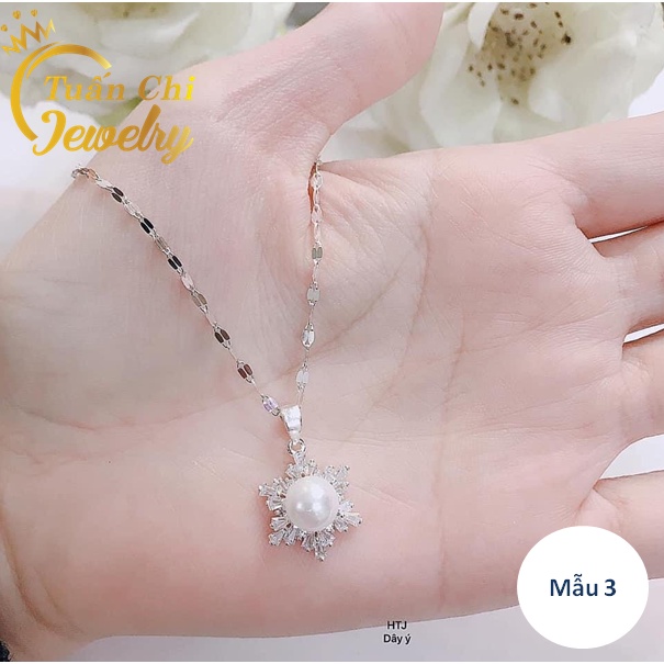 ❤️MẪU MỚI❤️ Vòng Cổ Nữ Nạc Cao Cấp Kết Hợp Các Dáng Mặt Trẻ, Thanh Lịch