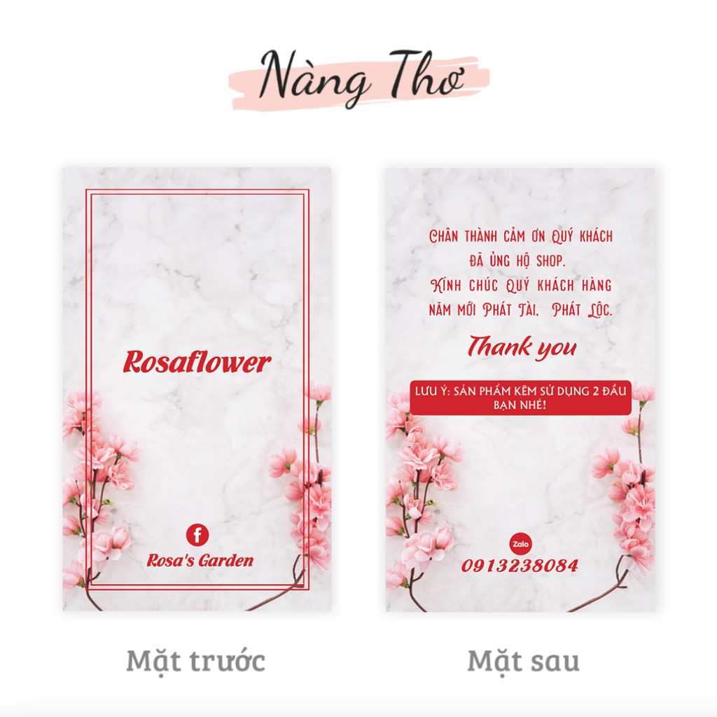 IN NAMECARD DANH THIẾP THIẾT KẾ THEO YÊU CẦU_NÀNG THƠ DESIGN