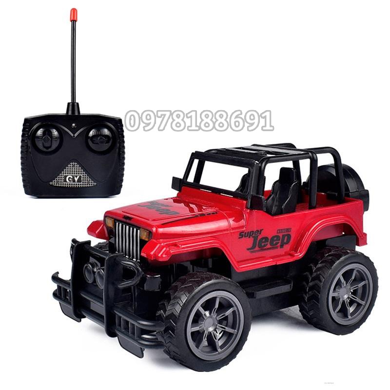 Xe Jeep Ô Tô Địa Hình Điều Khiển Từ Xa Chạy Bằng Pin