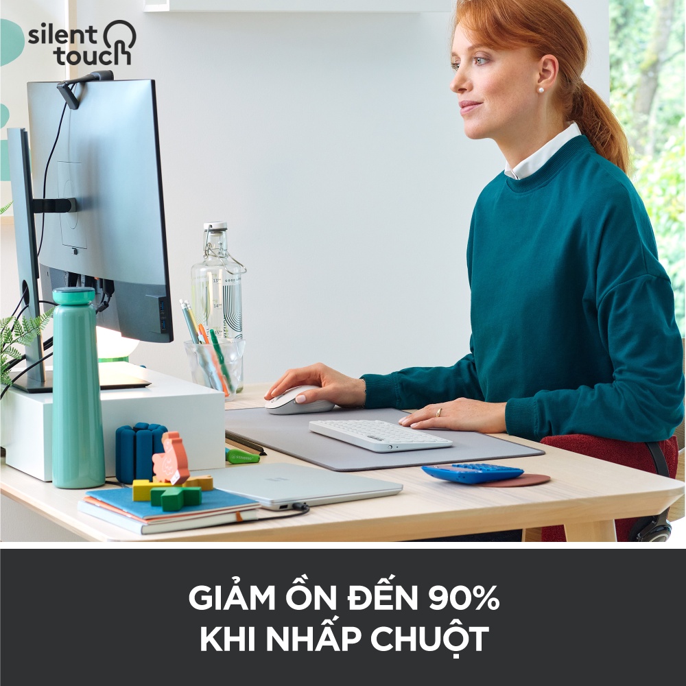 Chuột không dây bluetooth Logitech Signature M650 - Dành cho tay có kích cỡ từ nhỏ tới trung bình