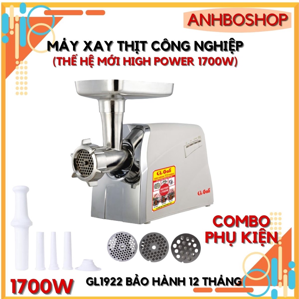 Máy Xay Thịt Công Nghiệp Đa Năng, Xay Đến 80kg/1h Và Nhiều Loại Thực Phẩm Như Tôm, Thịt Gà...