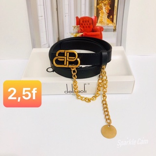 Thắt lưng nữ - dây nịt nữ - dây lưng chữ B balen xích chain