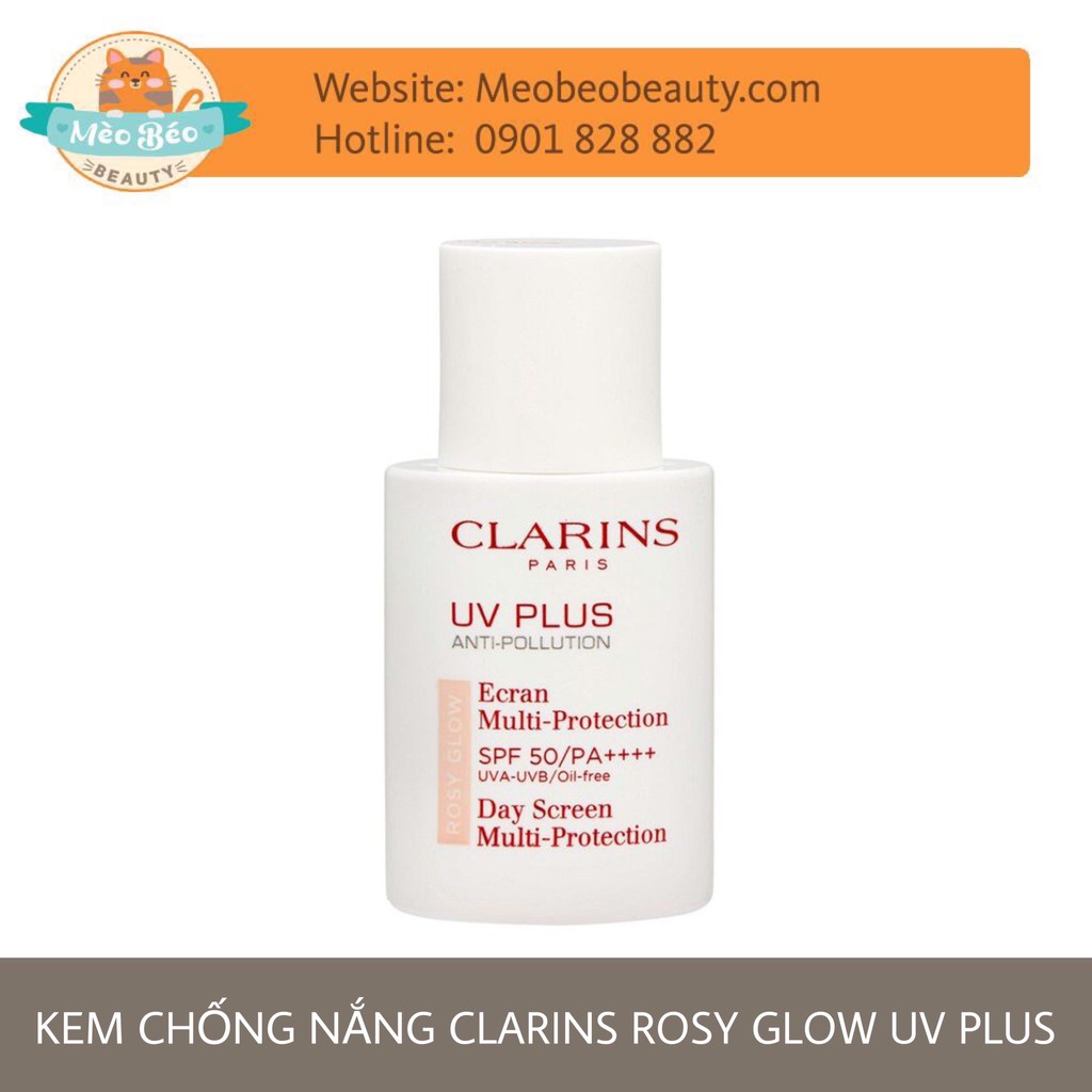 Kem Chống Nắng Clarins Rosy Glow UV Plus