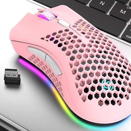 Chuột gaming không dây, chuột vi tính laptop Viper BM600 đèn Led RGB cho game thủ văn phòng