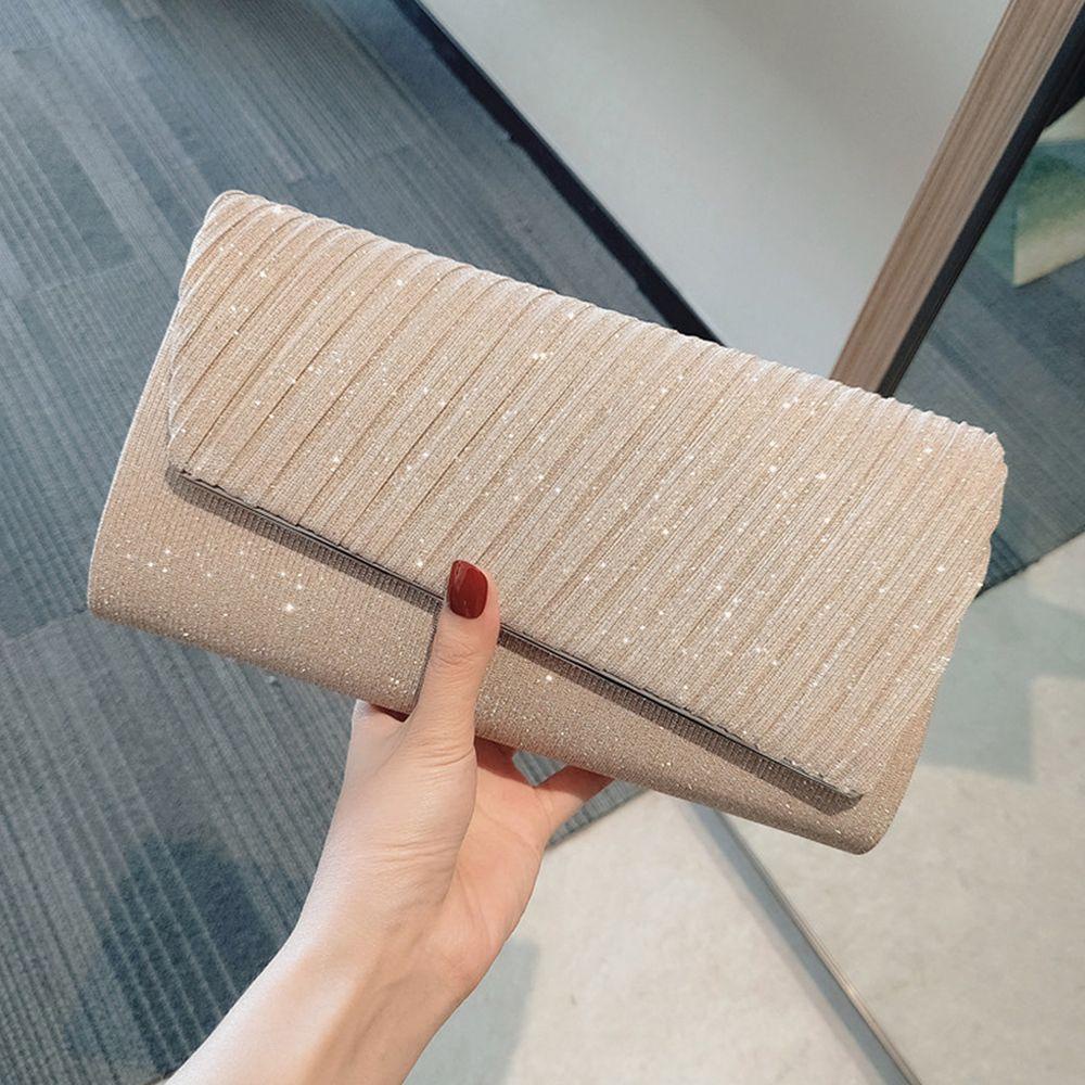 Ví Da Cầm Tay Đính Kim Sa Lấp Lánh Thời Trang MIHAN1