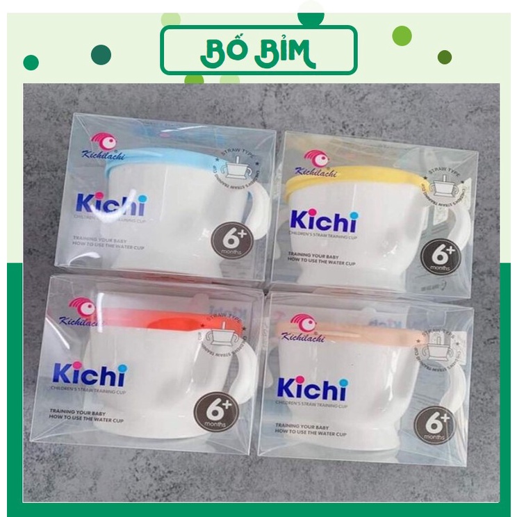 Cốc Tập Uống Tập Hút 3 Giai Đoạn Kichilachi Cho Bé