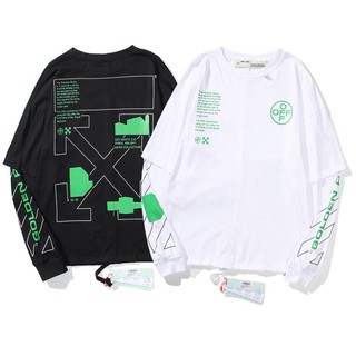 OFF-WHITE Áo Sweater Off White In Chữ Thời Trang Cao Cấp
