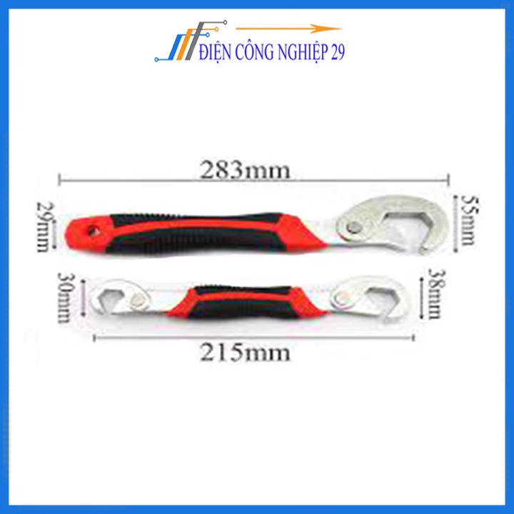 Bộ 2 Cờ Lê Đa Năng Giữ Vặn Ống Ren 9-32mm Grip