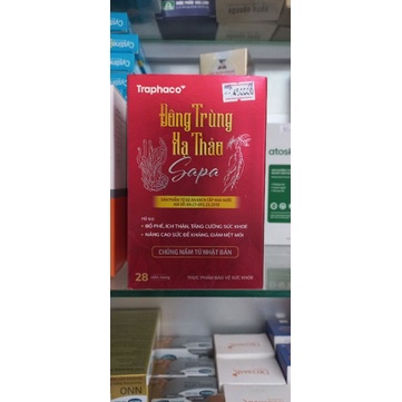 Đông trùng hạ thảo Sapa Traphaco Bổ phế ích thận tăng cường sức khỏe hộp 28 viên