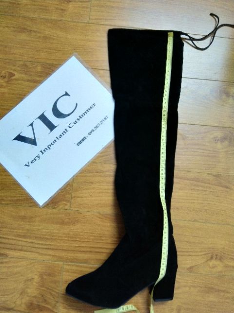 Bốt đùi có khoá kéo cạnh có lót lông( siêu hót, ảnh thật) | BigBuy360 - bigbuy360.vn