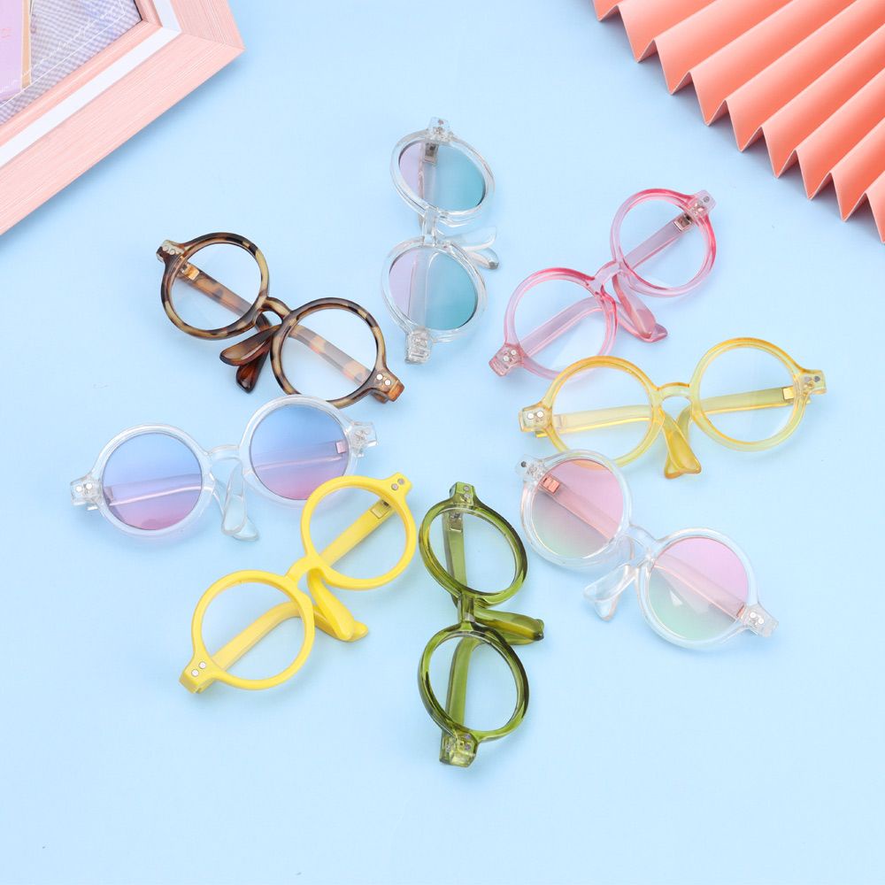 Mắt Kính Gọng Tròn Màu Sắc Ngọt Ngào Cho Búp Bê Blythe