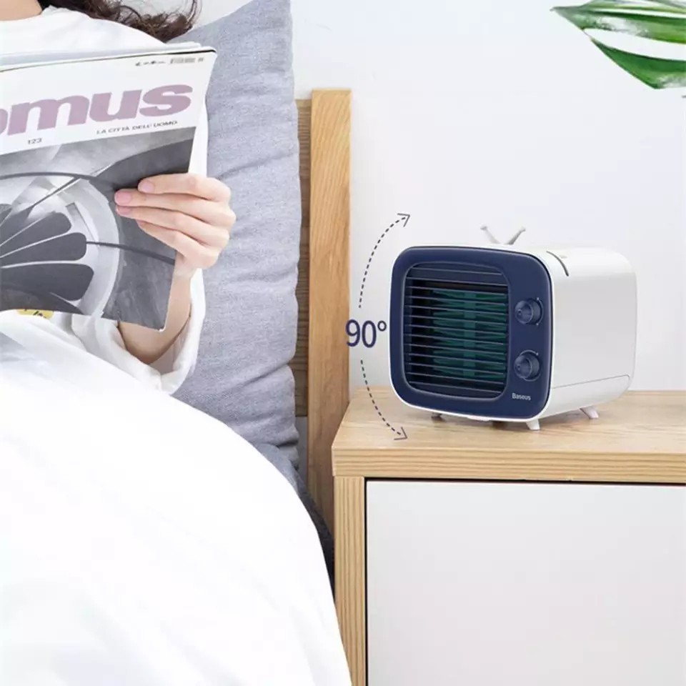 Quạt Hơi Nước Mini Để Bàn Baseus Desktop Evaporative Cooler (320ml Water Tank, 4.2W Air Condition Fan )