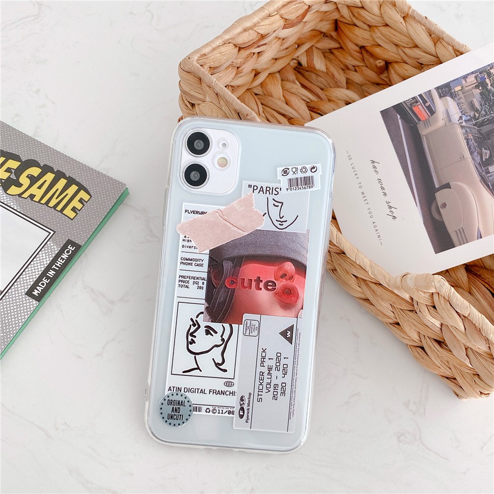 Ốp điện thoại TPU mềm phong cách Âu Mỹ cho iPhone 11 Pro Max X Xs Max XR 7 Plus 8 Plus 6 Plus 6S Plus | BigBuy360 - bigbuy360.vn