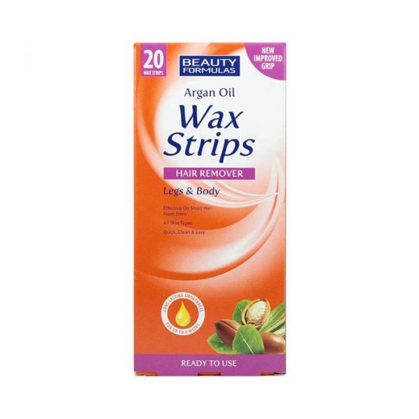 Miếng Dán Tẩy Lông Beauty Formulas Argan Oil Wax Strips Legs and Body | BigBuy360 - bigbuy360.vn