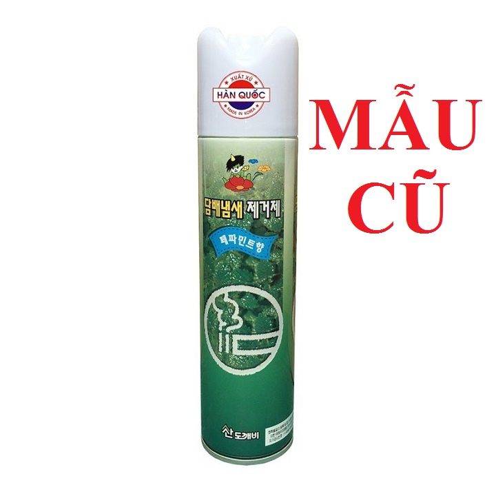 CHAI XỊT PHÒNG KHỬ MÙI THUỐC LÁ Hàn Quốc Sandokaebi 370ml