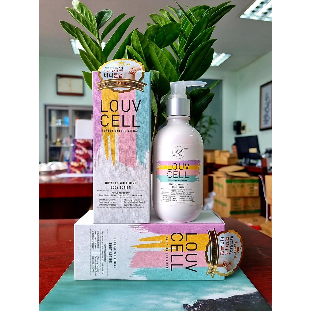 Sữa dưỡng Thể Trắng Da Louv Cell 250ml