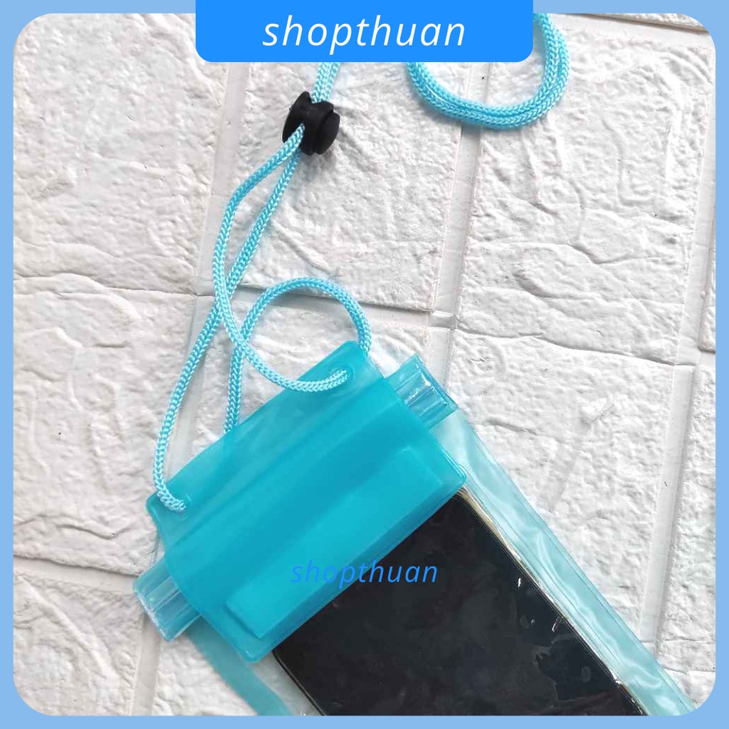Túi đựng điện thoại chống nước, dành cho đi bơi, đi mưa, đựng được điện thoại 6.5inch