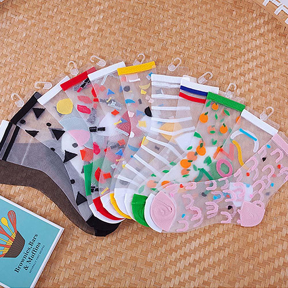 AROMA Đôi Vớ HọA TiếT HìNh HọC ThờI Trang Cho Nữ