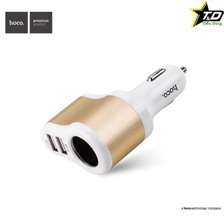 Chia Cổng Sạc Ô tô 2 Đầu HOCO UC206