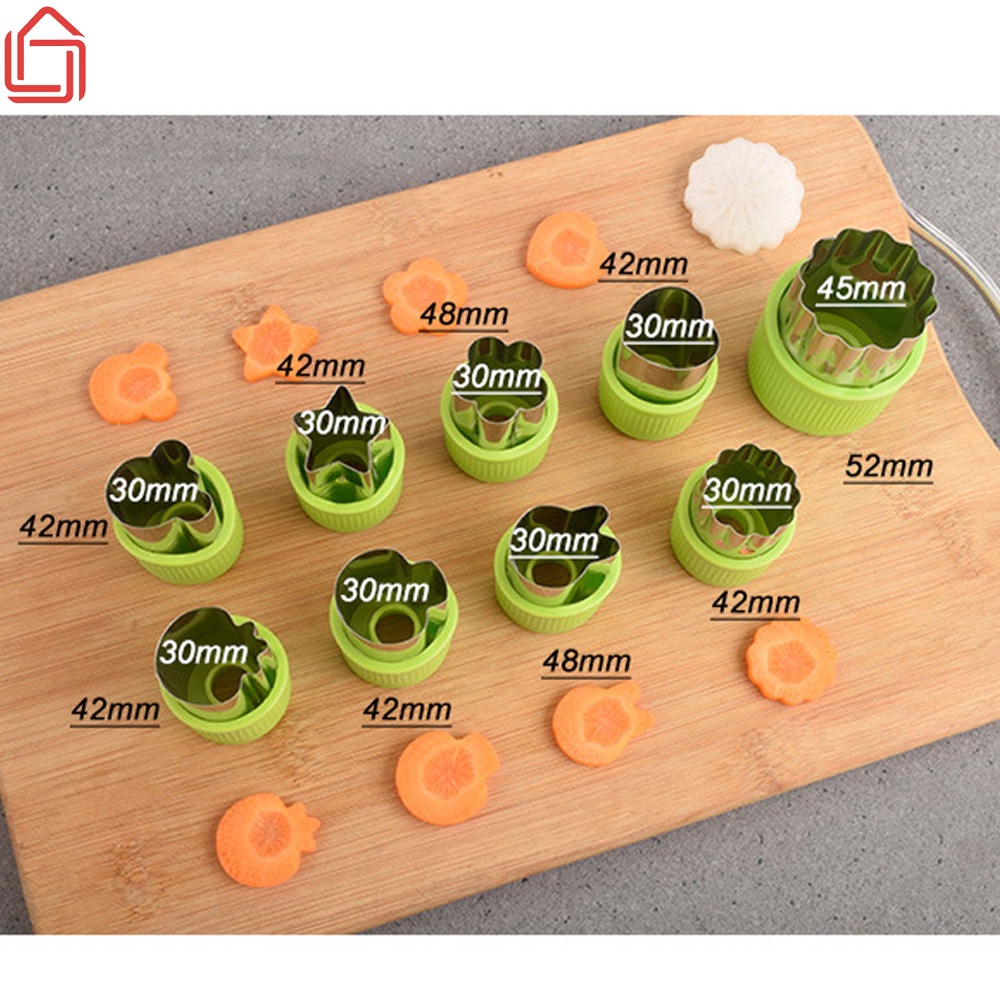 Bộ 12 khuôn làm bánh, khuôn tạo hình mini dễ thương giúp món ăn trở nên thú vị - nhamoi
