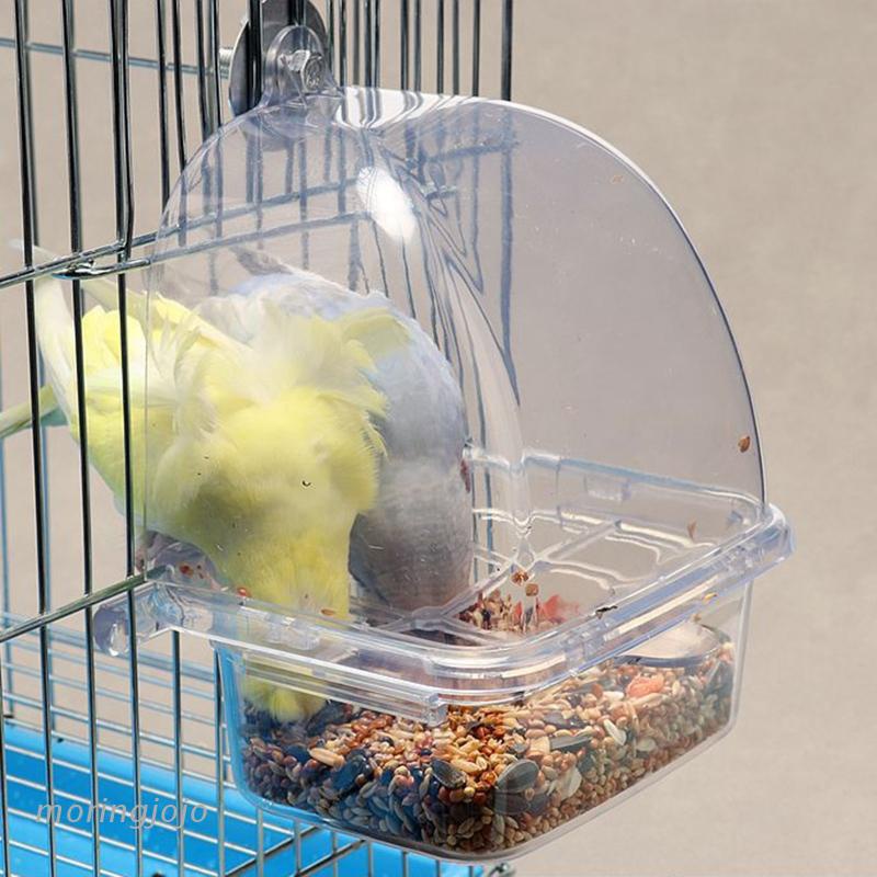 Hộp Đựng Thức Ăn Bằng Nhựa Cấp Thực Phẩm Dễ Dàng Cài Đặt Cho Chim Vẹt