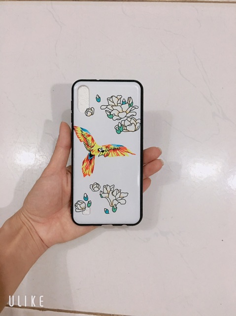 Ốp lưng sam sung A10,M10 in hình con cò đỏ vàng