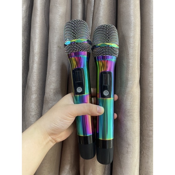 Vỏ Tay Mic Không dây Da Cá Titan 7 Màu, Óng Ánh, Đẹp Mê