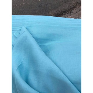 Vải linen ướt xanh biển nhạt