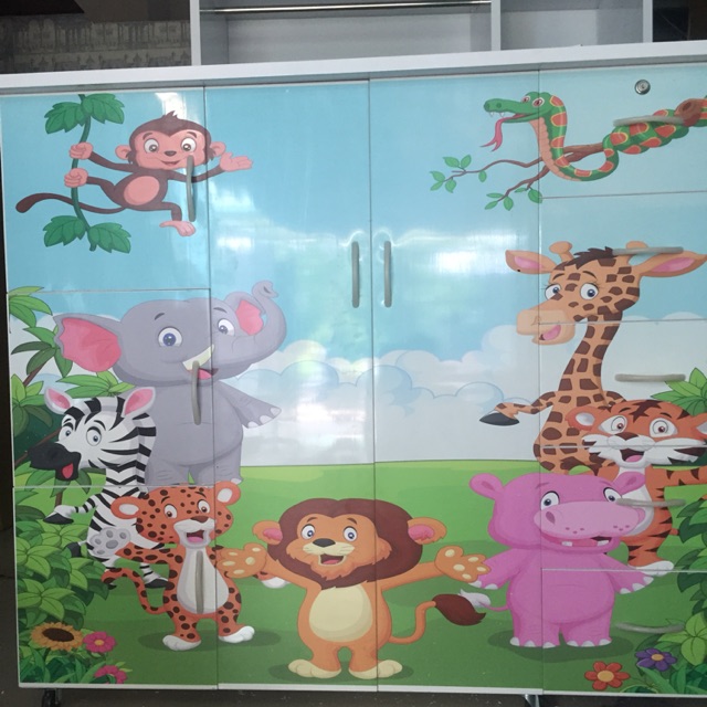 Tủ nhựa tre em in3d