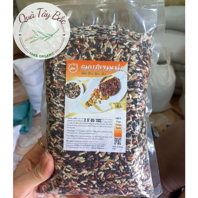 Gạo lứt dẻo Tam Sắc hỗ trợ Ăn kiêng Giảm cân Eatclean