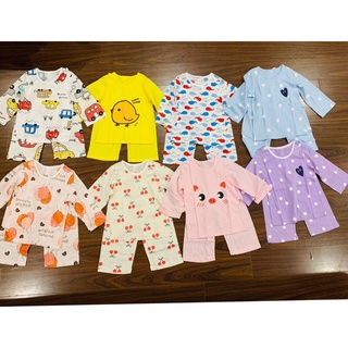 Bộ cotton giấy dài tay xuất Hàn