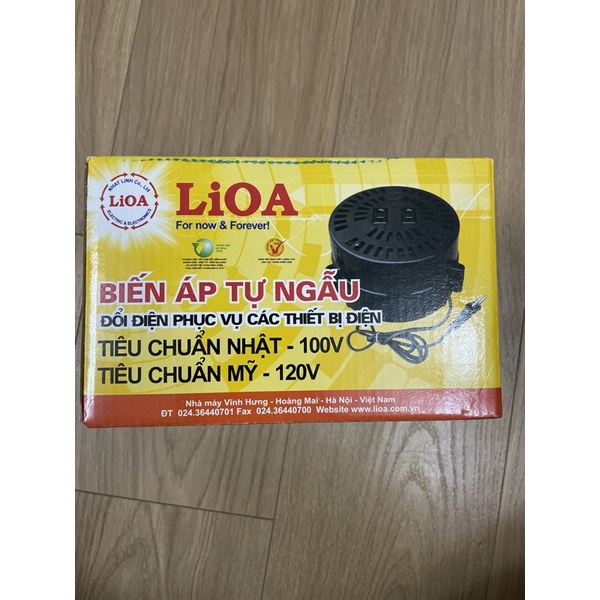 Biến Áp Tự Ngẫu LiOA 600VA DN006 - Bộ Đổi Nguồn Điện 220V Sang 100V 110V 120V