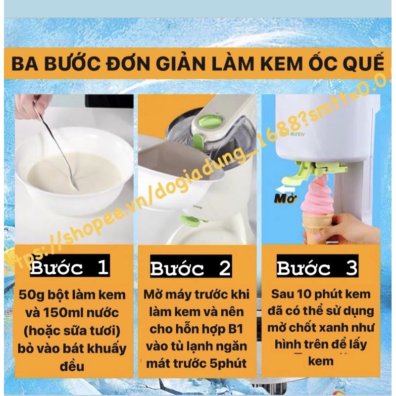 Máy làm kem - máy làm kem tại nhà - máy làm kem tự động