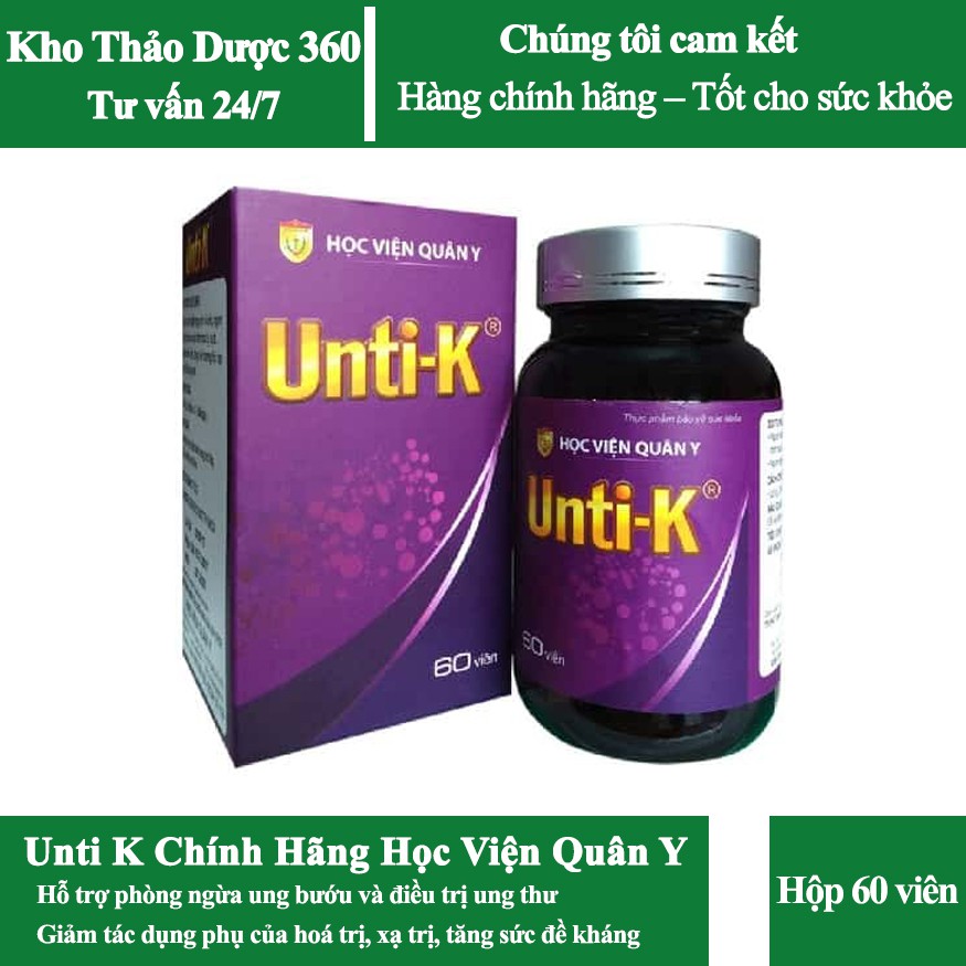 UNTI-K CHÍNH HÃNG HỌC VIỆN QUÂN Y