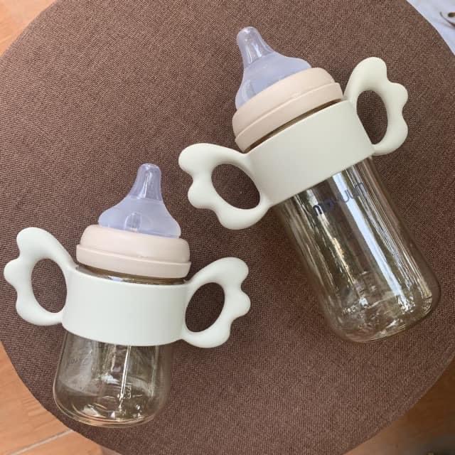 Tay Cầm Bình Sữa Cánh Tiên Silicone Nội Địa Trung Dùng Cho Bình Cổ Rộng