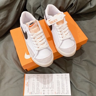 GIÀY BLAZER LOW 77 WHITE BLACK DA THẬT LAI AU [ FULL BOX + FREE SHIP ]